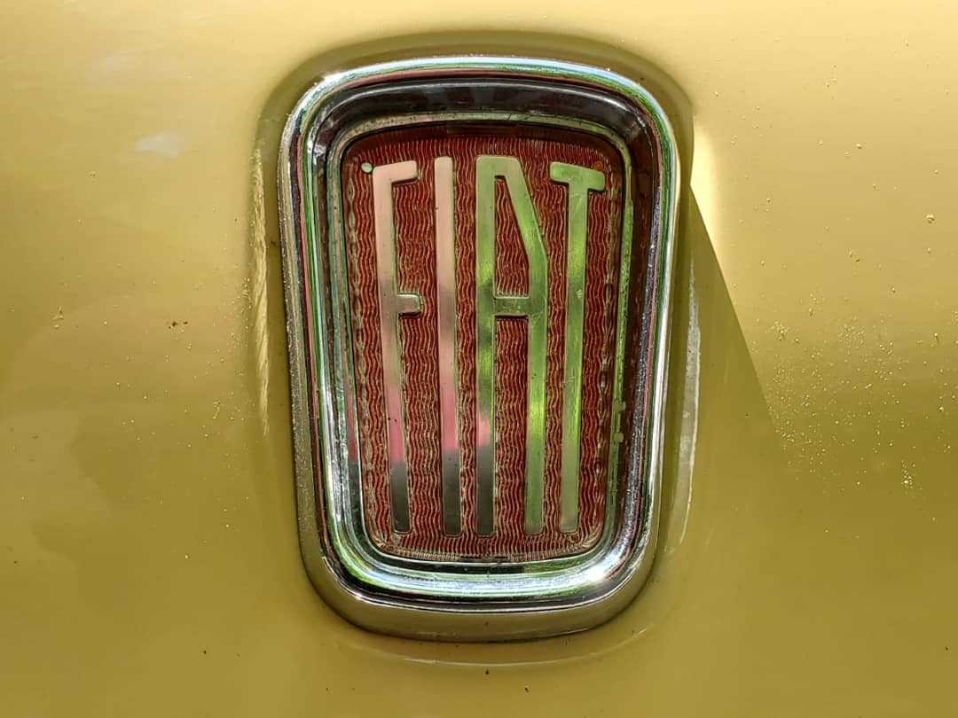 Fiat badge close-up